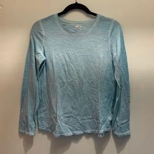Light blue long sleeve tee